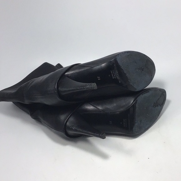 SIGERSON MORRISON Black Leather Lambskin Boots 7 - Picture 10 of 13